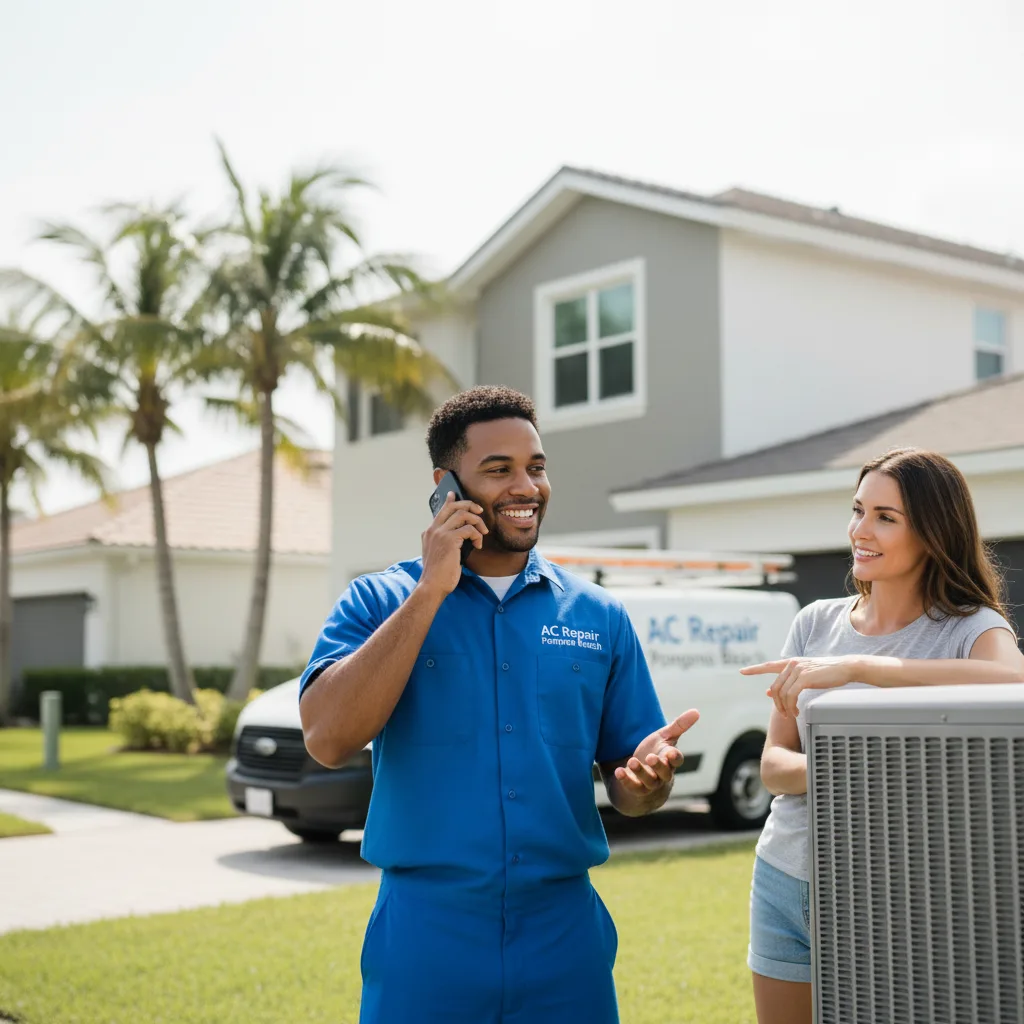 AC Repair Pompano Beach customer support in Audubon